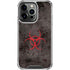 Biohazard Red iPhone 16 Pro Clear Case